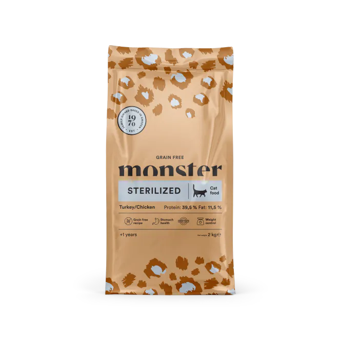 Hovedbilde Monster Cat Grain Free Sterilized Turkey/Chicken