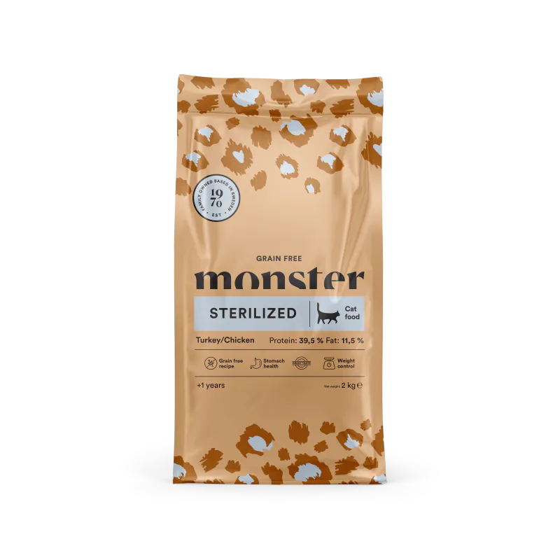 Monster Cat Grain Free Sterilized Turkey/Chicken