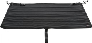 STØTFANGERBESKYTTELSE POLYESTER/PLASTIKK 80X63CM SORT