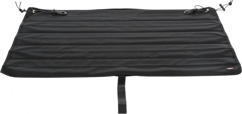 STØTFANGERBESKYTTELSE POLYESTER/PLASTIKK 80X63CM SORT