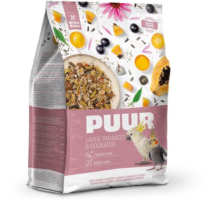 Hovedbilde PUUR Parakitt & Kakadue Blanding 2,25kg