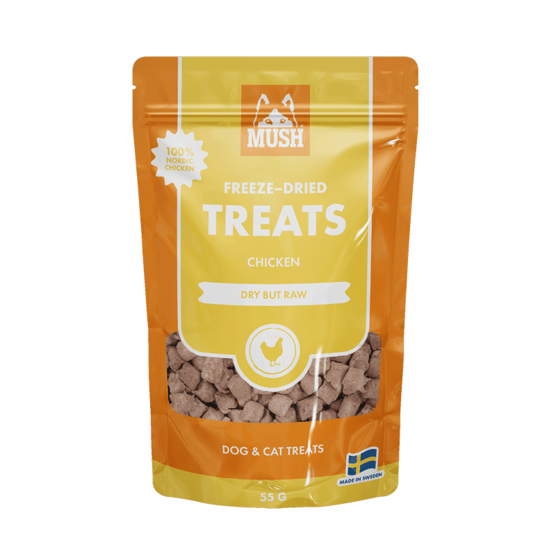 MUSH TREATS FRYSETØRKET KYLLING