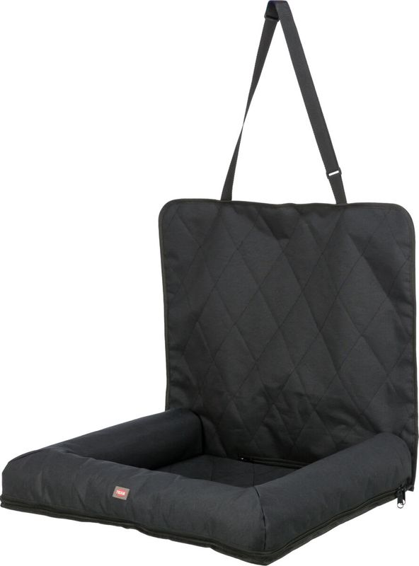 Bilsete Hund Sort 61x10x50cm