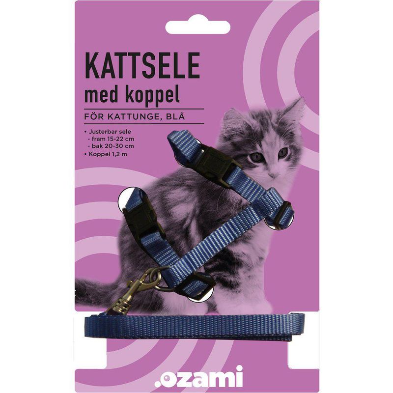 OZAMI KATTEUNGESELE M/KOBBEL BLÅ