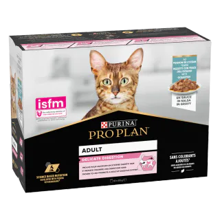 PROPLAN VÅTFOR DELICATE FISK 10x85g