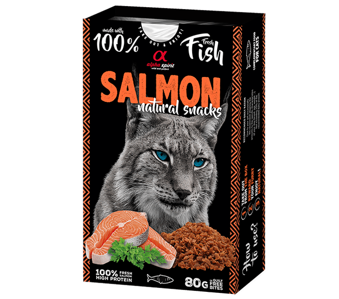 Hovedbilde AlphaSpirit Naturals CAT Salmon 80g