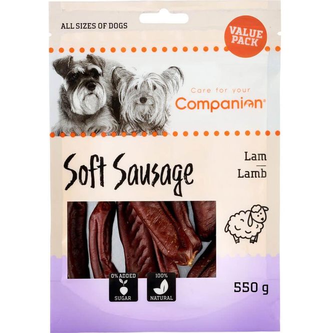 Hovedbilde COMPANION SOFT SAUSAGE LAMB 550g