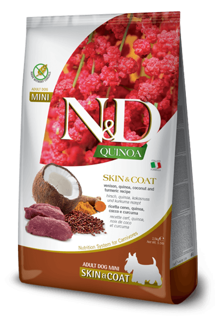 Hovedbilde FARMINA N&D QUINOA DOG SKIN & COAT, VENISON & ...