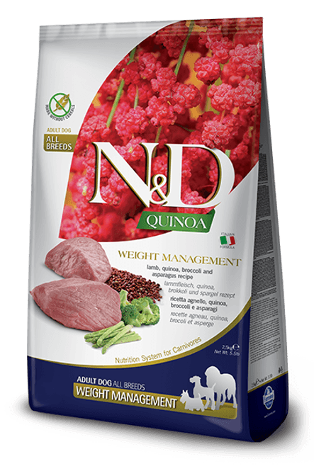 Hovedbilde FARMINA N&D QUINOA WEIGHT MANAGEMENT LAMB ALL ...