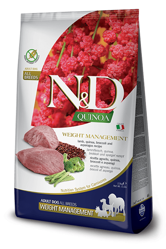 FARMINA N&D QUINOA WEIGHT MANAGEMENT LAMB 