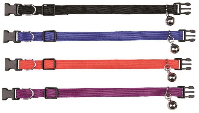 Hovedbilde TRIXIE KATTEHALSBÅND ENSFARGET