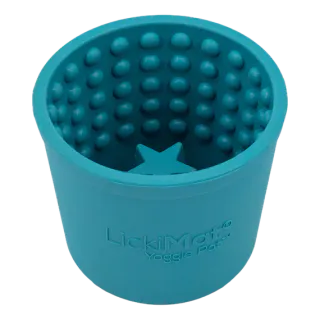 LICKIMAT YOGGIE POT BLÅ