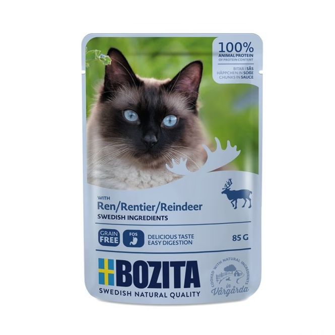 Hovedbilde BOZITA REINSDYR PATE KATT 85G