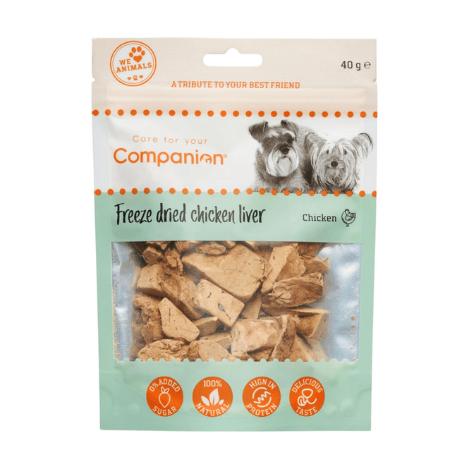 Hovedbilde COMPANION - FRYSETØRKET KYLLING LEVER 40G