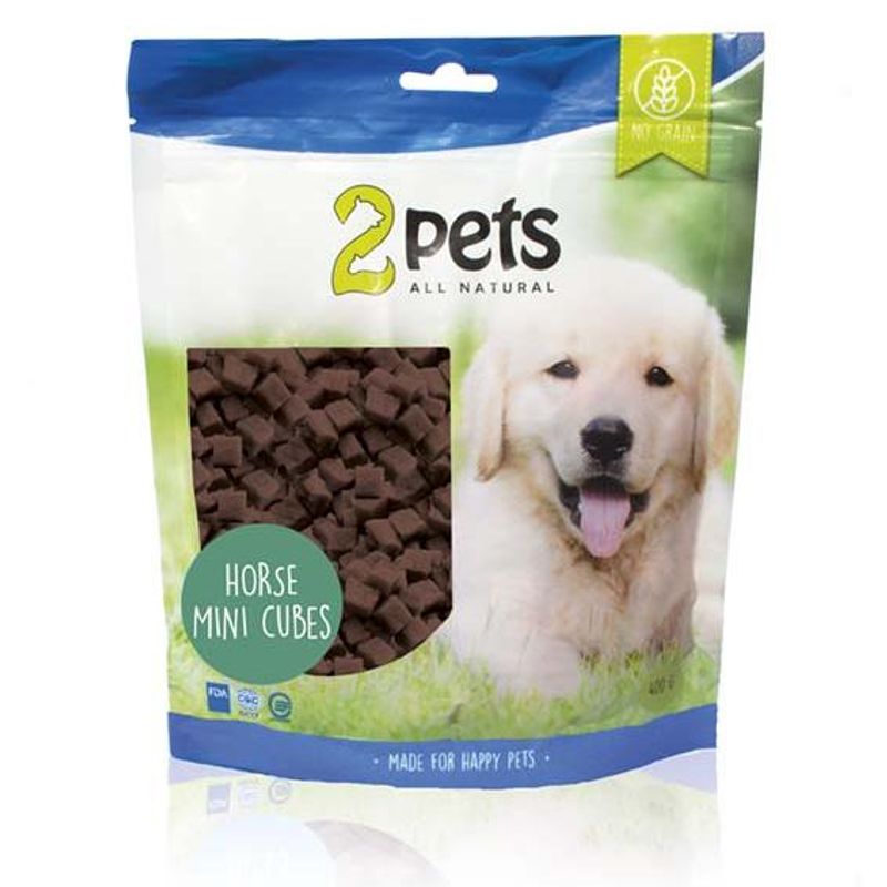 2PETS HORSE MINICUBES 400G 
