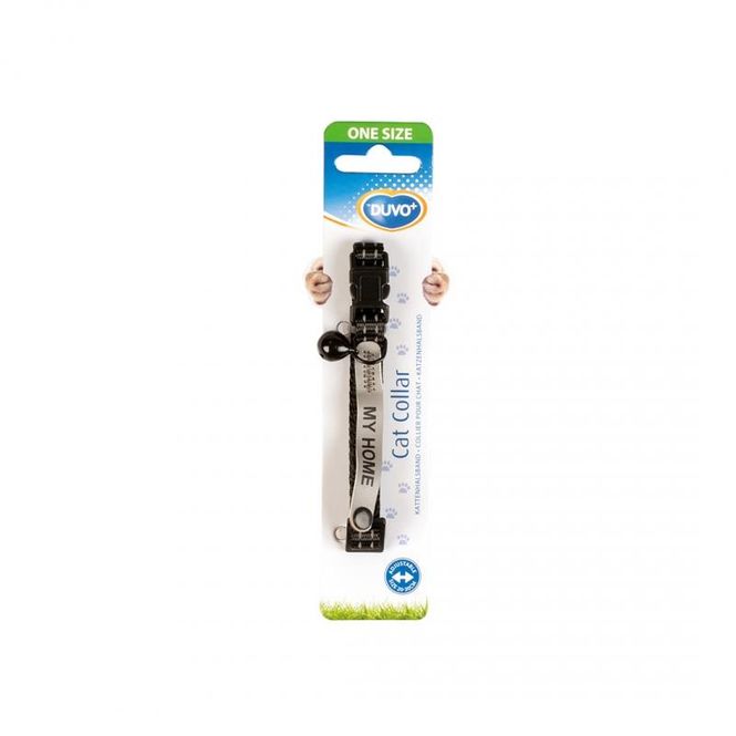 Hovedbilde KATTEHALSBÅND MY HOME M/REFLEKS 20-30CM SORT