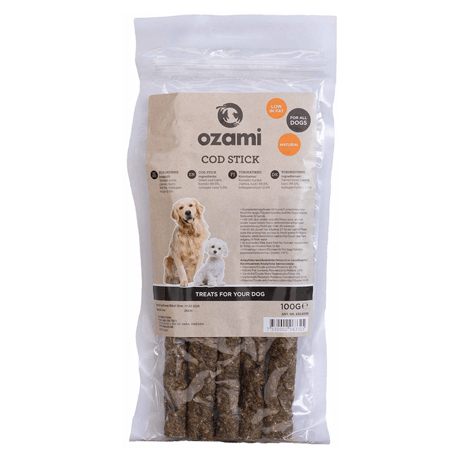 Hovedbilde OZAMI STICKS AV TORSK 100G