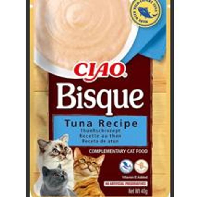 Hovedbilde CIAO BISQUE TUNA RECIPE 40G