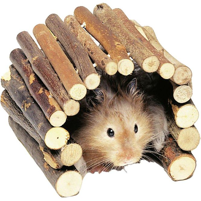 Hovedbilde FLAMINGO - HAMSTERBRO I NATURTRE 13X21CM 