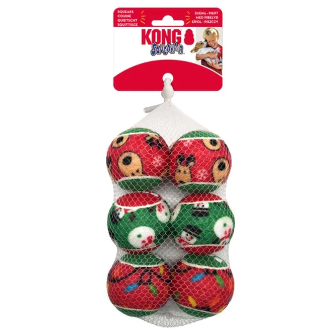 Hovedbilde Holiday SqueakAir Balls 6p 