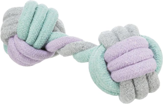 Hovedbilde TRIXIE HUNDELEKE TAUKNUTE HÅNDVEKT BOMULL 15CM