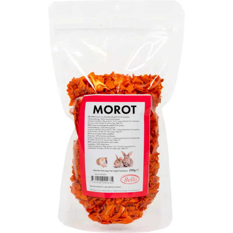 GULROTSNACKS 250G