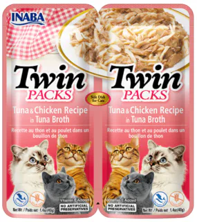 CIAO TWIN PACKS TUNA & CHICKEN 40g x2