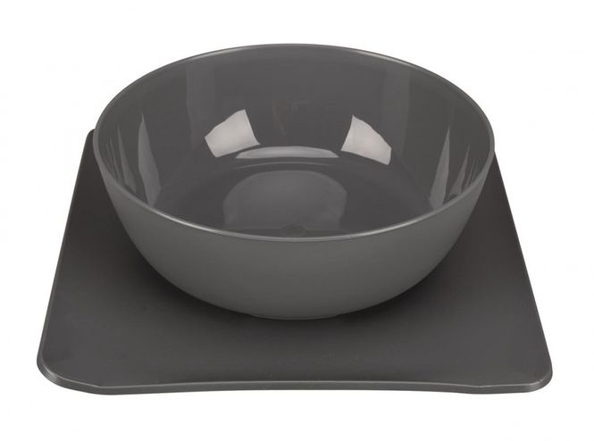 Hovedbilde HUNDE/KATTESKÅL YUMMYNATOR M/UNDERLAG GRÅ 1,4L ...