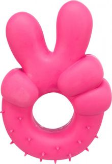 TRIXIE HUNDELEKE  PEACE TEGN I LATEX 14CM