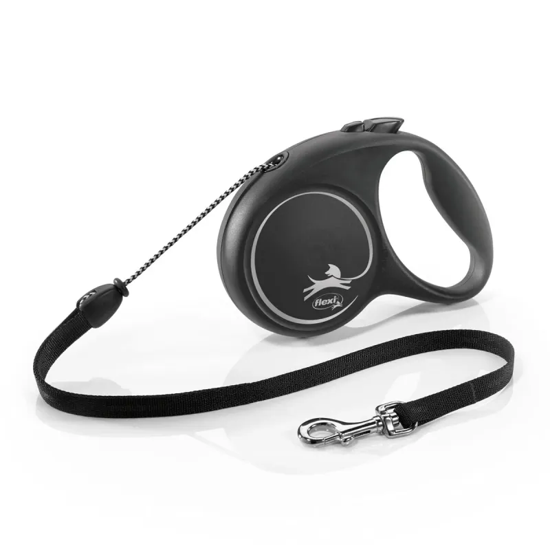 FLEXI FUN 5m CORD SMALL SVART